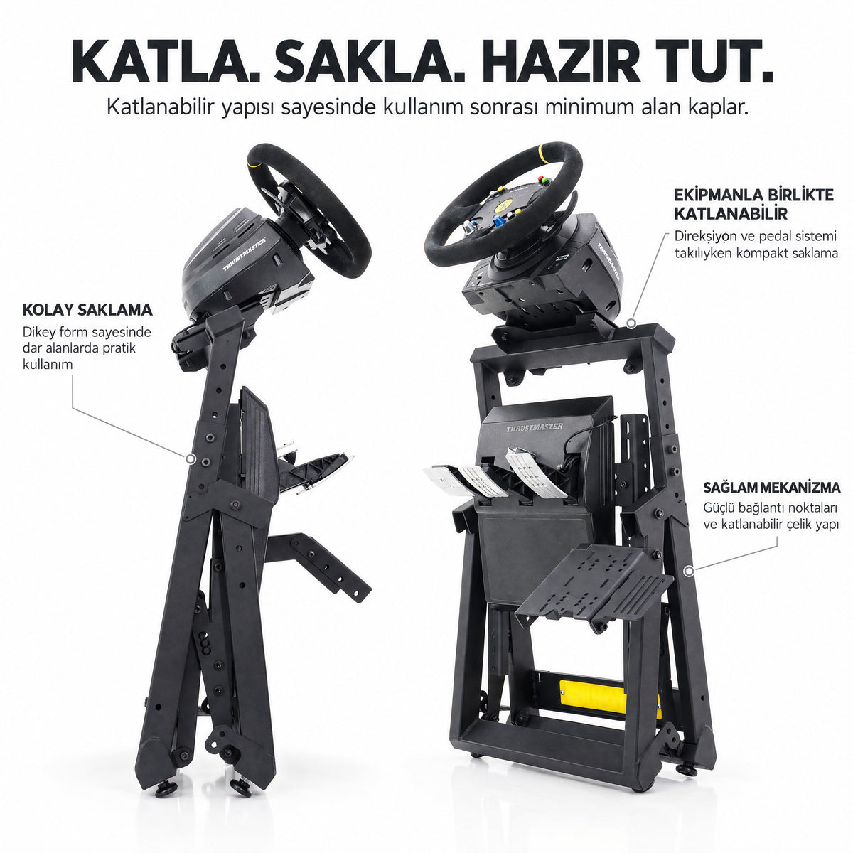 Katlanır Direksiyon Standı — 5