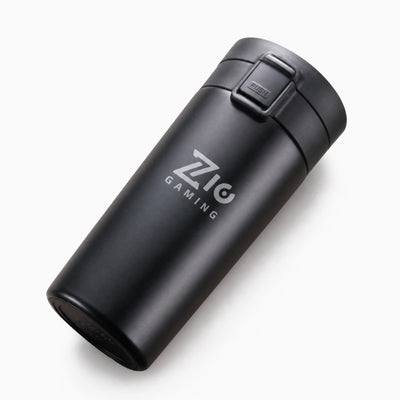 Termos Bardak Mat Siyah 380ml – Filtreli Çift Katmanlı Mug