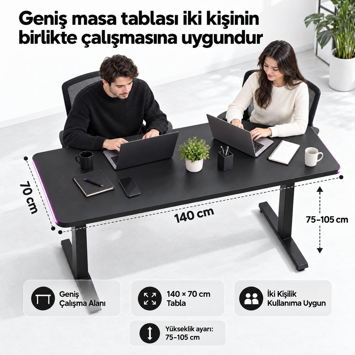 Apex Yükseklik Ayarlı Masa — 5