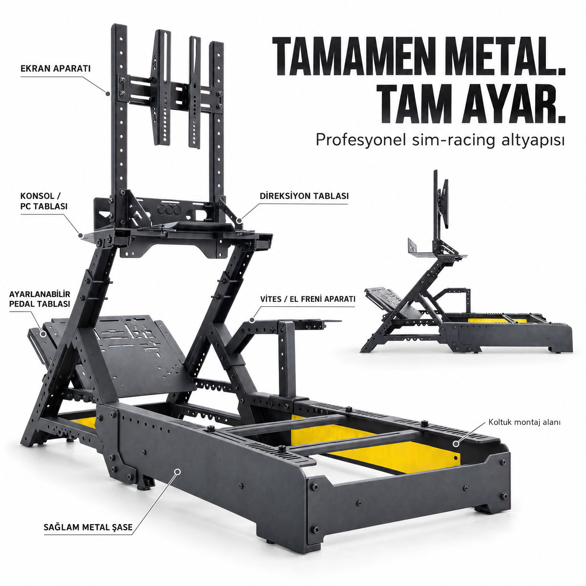 Yarış Simülatörü / Kokpit – GT — 8
